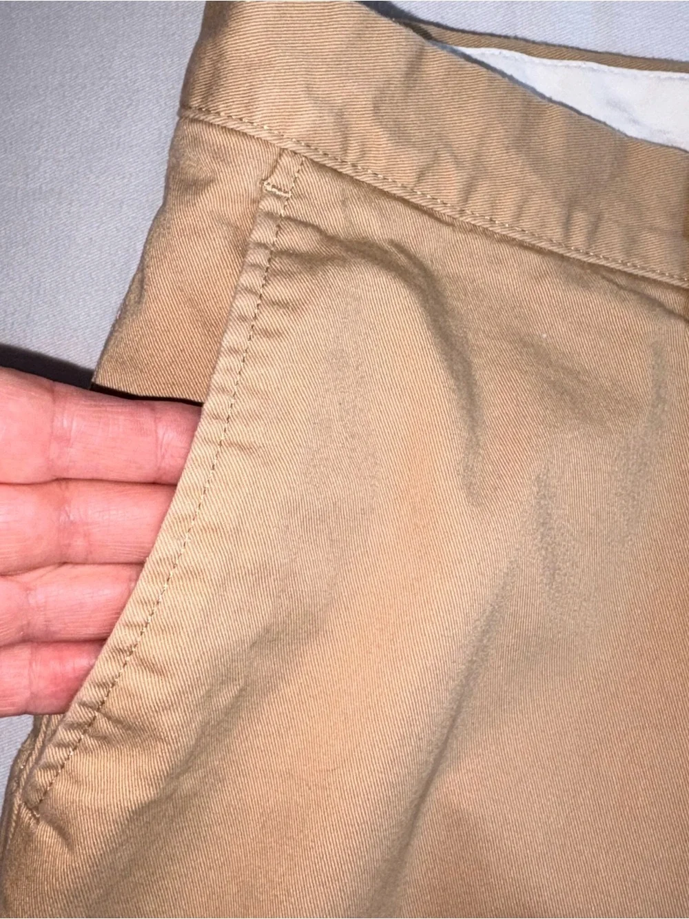 J. Crew Men's Slim Chinos in Khaki Tan 36 x 32 inches pants preppy